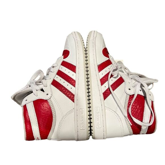 adidas Shoes - Adidas Top Ten RB Hi Women Basketball Shoes Size: 7.5 Color: White/White/Red
